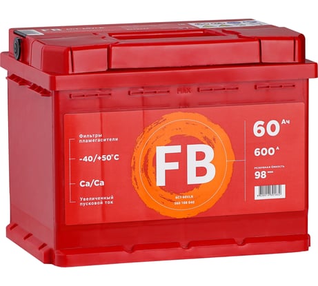 Аккумуляторная батарея FB 6 СТ 60 А/ч 0 LR 600 A 560108040