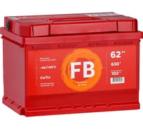Аккумуляторная батарея FB 6 СТ 62 А/ч 0 LBR низкий 630A 562110040
