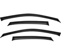 Дефлектор боковых окон Hyundai i30, 2012-, HB, 3 дв, 4 шт, темный Sim NLD.SHYI30H31232/4