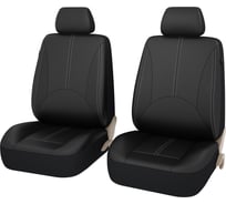 Чехлы PSV VW Polo VI 2020 черно коричневая экокожа Оригинал 136226