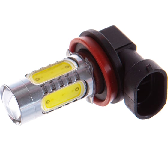 Автолампа H11 PGJ19-2 5 SMD MEGA WHITE 6000K 650лм 12V 10 100 MEGAPOWER 80574