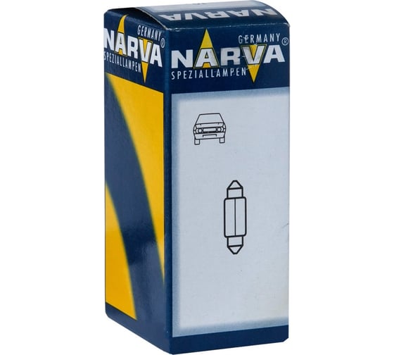 Автолампа C10W SV8.5 8 35мм 12V 10 200 HIT NARVA 173163000 1