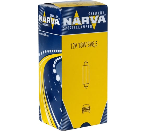 Автолампа C18W SV8.5 8 41мм 12V 10 200 NARVA 175123000 1