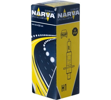 Автолампа H1 55 P14.5s 12V 1 10 100 HIT NARVA 483203000