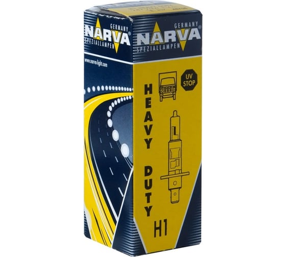Автолампа H1 70 P14.5s HEAVY DUTY 24V 1 10 100 NARVA 487083000 1