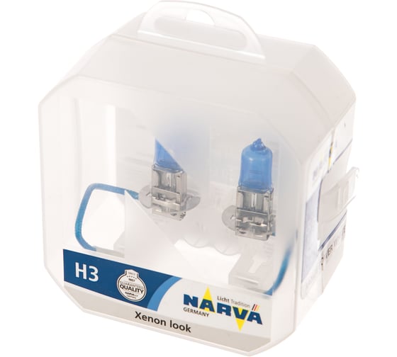 Автолампа, 2шт. H3 55 PK22s RANGE POWER WHITE 4500K 12V 1 10 NEW NARVA 486022100