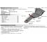 Защита КПП для Nissan Elgrand 1999-2002/Pathfinder 1996-2004 АвтоБроня st 2mm, 111.04144.1 2