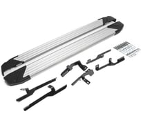 Алюминиевые пороги Rival Silver для Kia Sportage 2016-, 173 см, 2 шт F173AL.2309.2