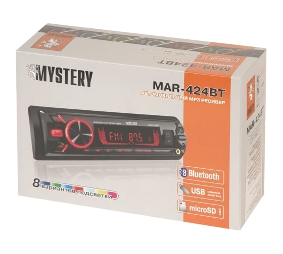 Автопроигрыватель MYSTERY MP3 MAR-424BT