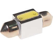Автолампа C10W SV8.5 1 SMD MEGA WHITE 6000K 31мм 80лм 12V 10 100 MEGAPOWER 85202