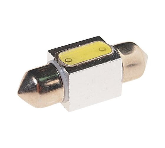 Автолампа C10W SV8.5 1 SMD MEGA WHITE 6000K 31мм 80лм 12V 10 100 MEGAPOWER 85202