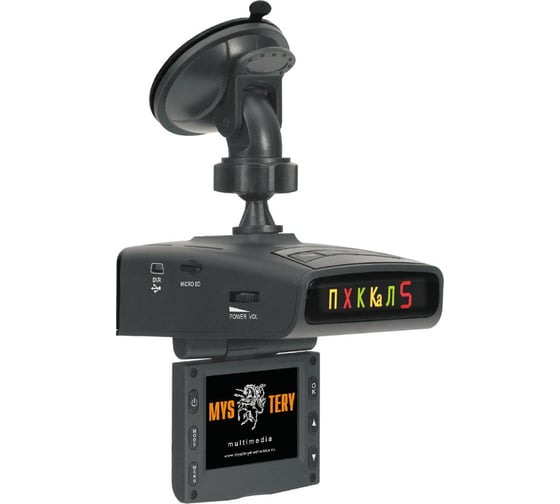 Радар-детектор MYSTERY со встроенным FullHD видеорегистратором MRD-820HDVS 1