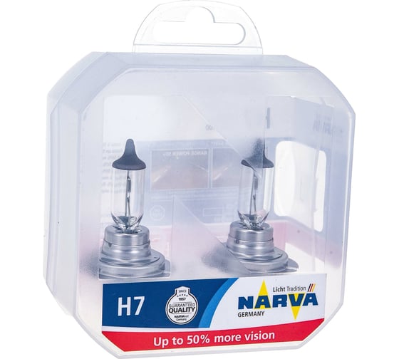 Автолампа NARVA H7 55 PX26d+50% RANGE POWER 2шт 12V 1 10 483392100
