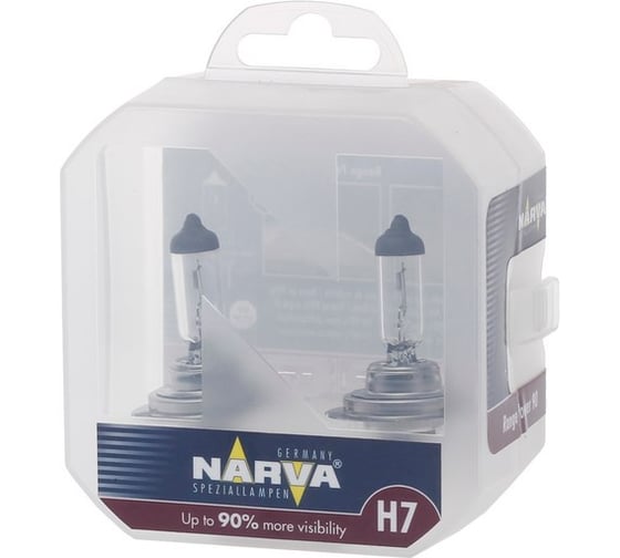 Автолампа NARVA H7 55 PX26D+90% RANGE POWER 2шт 12V 1 480472100
