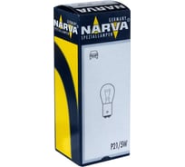 Автолампа NARVA P21 5W BAY15d 12V 10 200 HIT 179163000