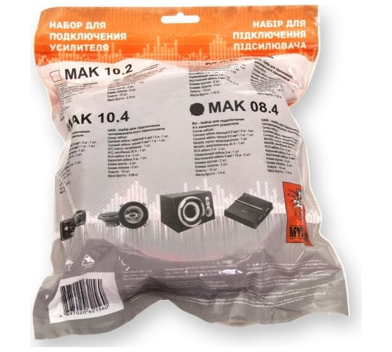 Набор проводов для усилителя MYSTERY MAK 08.4