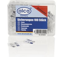 Флажковые предохранители Alca 25 А, 100 шт. 694000