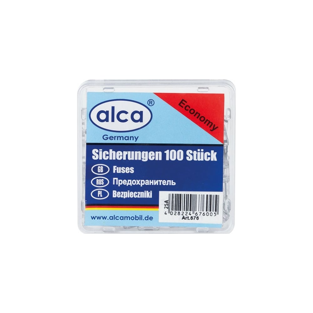 Флажковые предохранители Alca МИНИ 25 А 100 шт. 676000 - выгодная цена ...