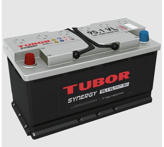 Аккумулятор TUBOR SYNERGY 6СТ-95.1 VL 4607008886337 1