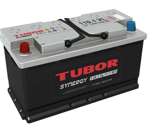 Аккумулятор TUBOR SYNERGY 6СТ-110.1 VL 4607008886351