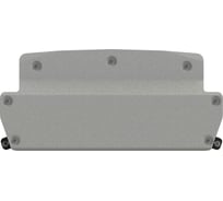 Защита радиатора sheriff для KIA Mohave 2020 3.0d AT Fu/WD, гнутая, AL 4 мм, с крепежом 4754