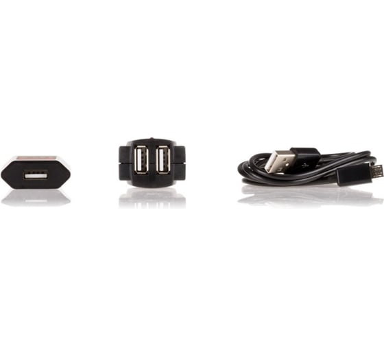 Зарядное устройство Heyner Micro USB 12/24В+230В вых.1000 мА 511 520