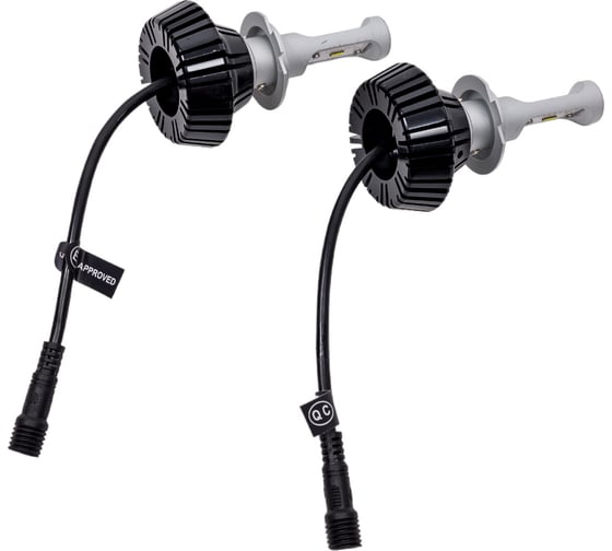 Автолампа MEGAPOWER H7 BRIGHT WHITE 6 SMD 6200K с блоком 2шт 12-24V 6000лм 1 10 58722