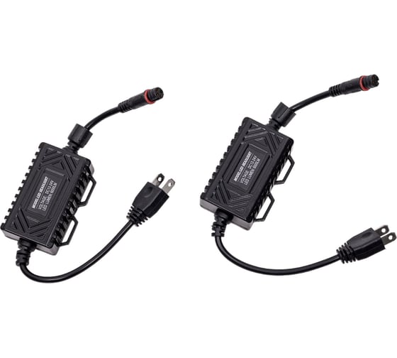 Автолампа MEGAPOWER H7 BRIGHT WHITE 6 SMD 6200K с блоком 2шт 12-24V 6000лм 1 10 58722