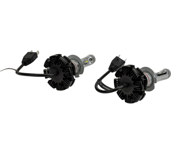 Автолампа MEGAPOWER H7 BRIGHT WHITE 6 SMD 6500K со встроенным блоком 2шт 12-24V 5000лм 1 10 58726