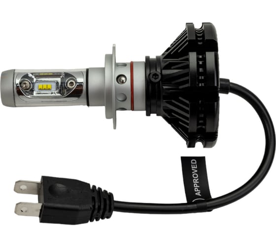 Автолампа MEGAPOWER H7 BRIGHT WHITE 6 SMD 6500K со встроенным блоком 2шт 12-24V 5000лм 1 10 58726
