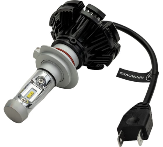 Автолампа MEGAPOWER H7 BRIGHT WHITE 6 SMD 6500K со встроенным блоком 2шт 12-24V 5000лм 1 10 58726