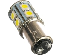 Автолампа MEGAPOWER T20W P27 7W W3x16q 5 SMD MEGA WHITE блистер 360лм 6000K 12V 1 50 57374 15923329