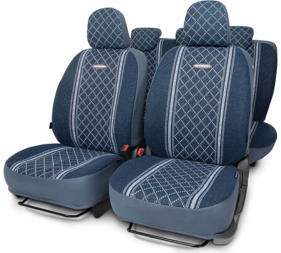 Авточехлы AUTOPROFI GOBELEN GOB-1105 BL/ROMB