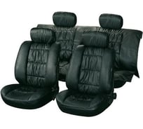 Эргономичные чехлы AUTOVIRAZH ECO-кожа 10 пр. TO BAG черные AV-095064