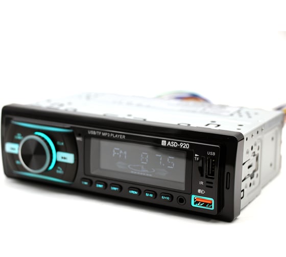 Магнитола Вымпел ASD-920 FM/USB/AUX/bluetooth пульт дистанционного управления 4084