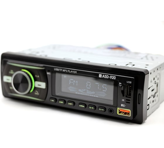 Магнитола Вымпел ASD-920 FM/USB/AUX/bluetooth пульт дистанционного управления 4084