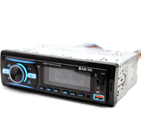 Магнитола Вымпел ASD-920 FM/USB/AUX/bluetooth пульт дистанционного управления 4084