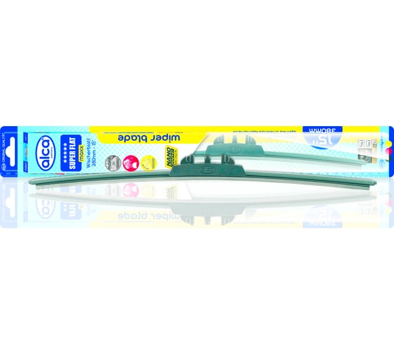 Бескаркасная щетка стеклоочистителя Alca Maxx 38cм/15, SuperFlat, в блистере 250 150