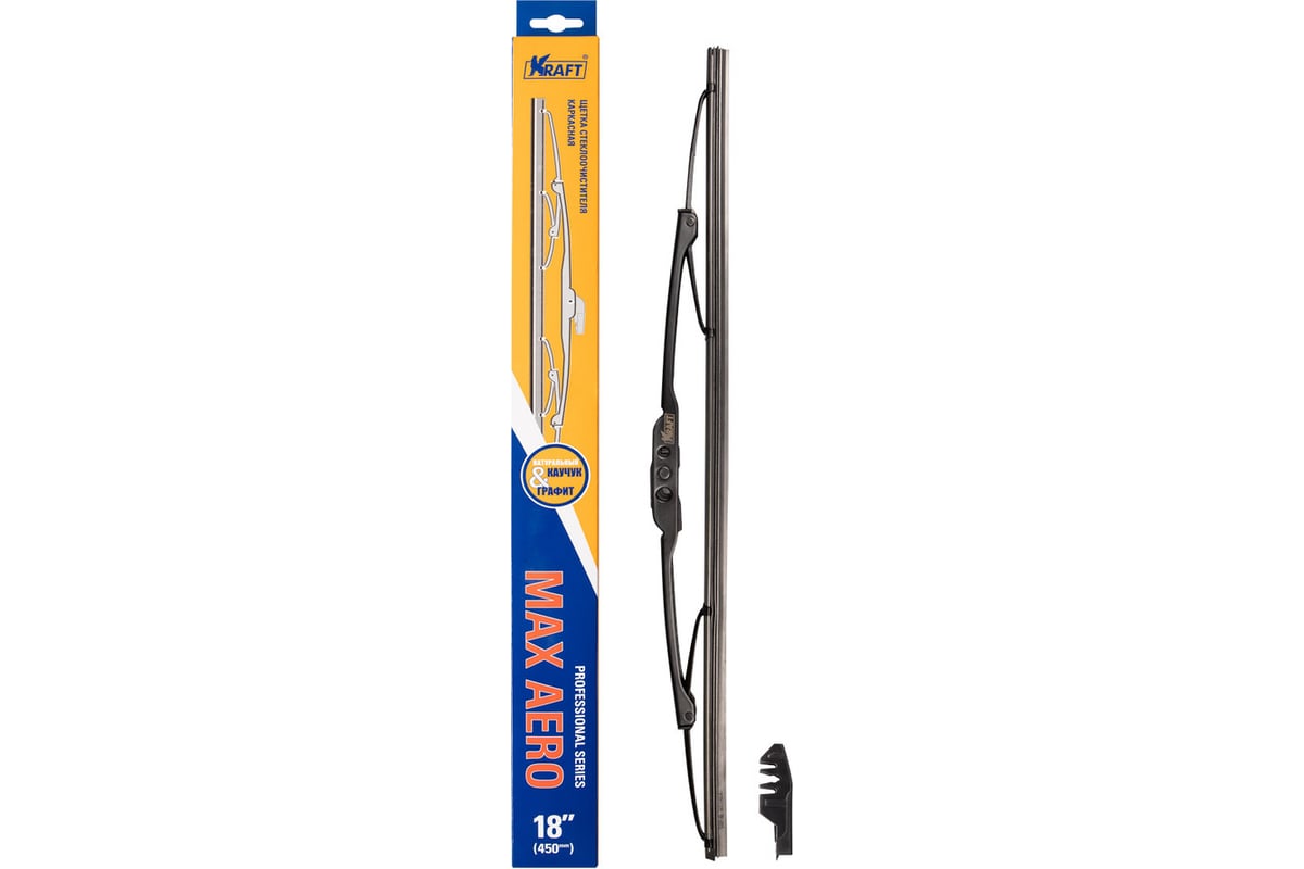 Каркасная щетка стеклоочистителя KRAFT 450мм KT 830038 - выгодная цена ...
