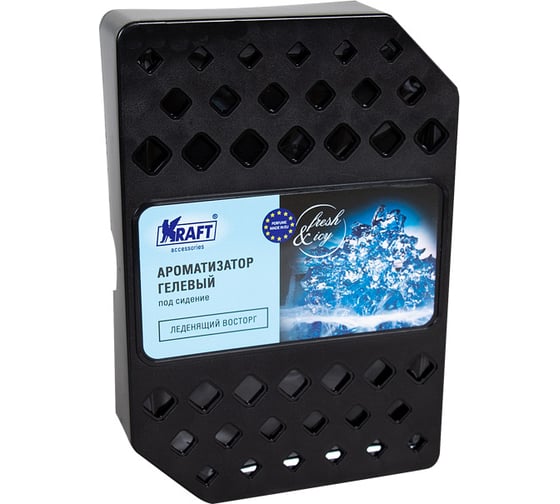 Ароматизатор KRAFT Гелевый под сиденье Леденящий восторг KT 833017