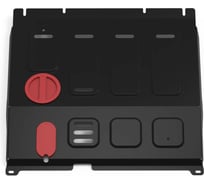 Защита картера АвтоБроня changan alsvin fwd акпп 2023-н.в., сталь 1.5 мм, с крепежом 111.08916.1