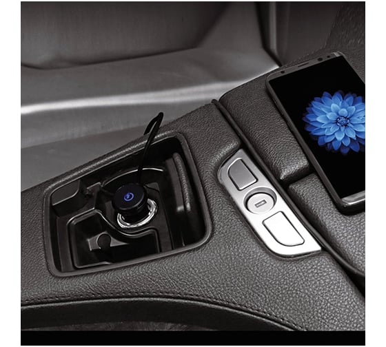 Автомобильное зарядное устройство с Micro USB KODAK кабель 1.2м Quick Charge, 3А, 12-24В UC104