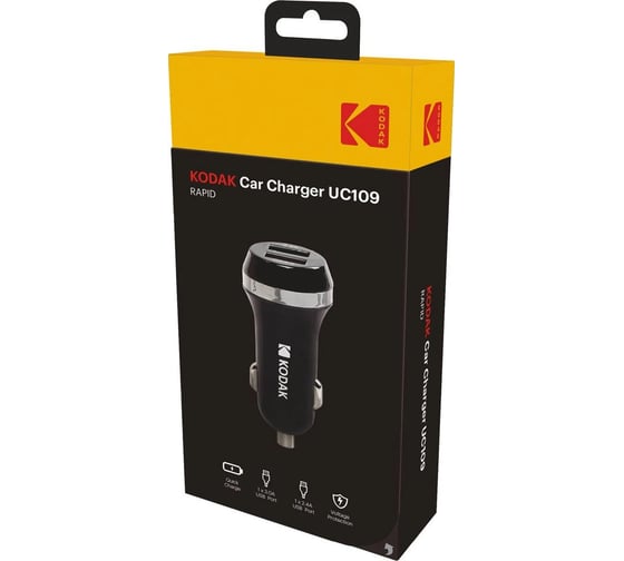 Автомобильное зарядное устройство KODAK UC109
