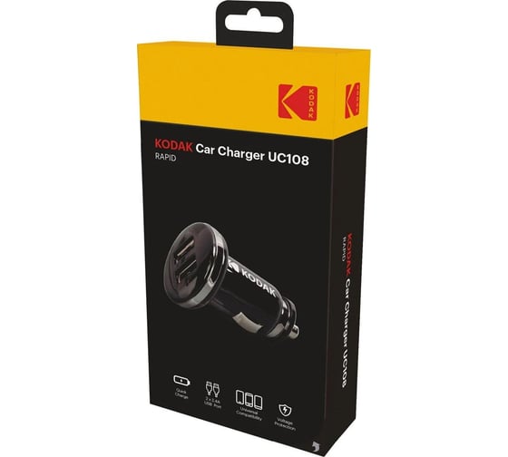 Автомобильное зарядное устройство KODAK UC108