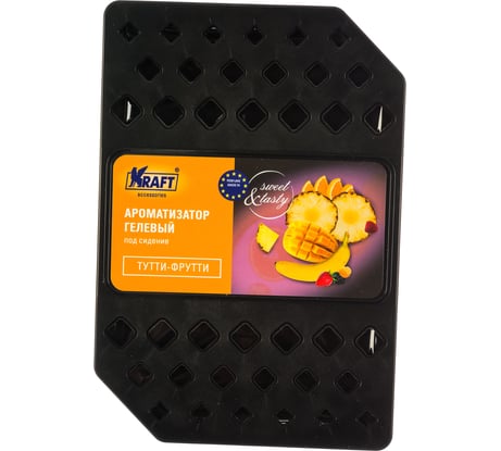 Ароматизатор KRAFT Гелевый под сиденье Тутти-фрутти KT 833013