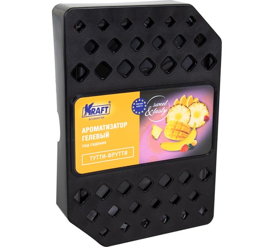 Ароматизатор KRAFT Гелевый под сиденье Тутти-фрутти KT 833013
