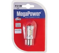 Автолампа P21W BA15s 16 SMD WATTS CREE WHITE MEGAPOWER M-56274Wбл