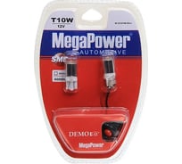 Автолампа T10W W2.1x9.5d 1 SMD CREE WHITE MEGAPOWER M-10121W-2блт