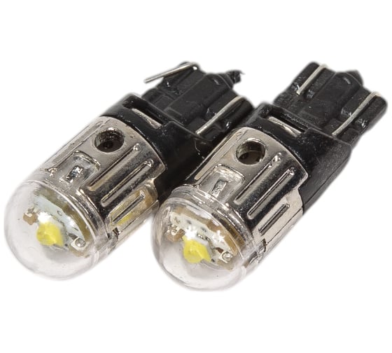 Автолампа T10W W2.1x9.5d 1 SMD CREE WHITE MEGAPOWER M-10120W-2бл 15959194