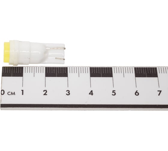 Автолампа T10W W2.1x9.5d CERAMIC 1 SMD WHITE MEGAPOWER блистер M-10115W-2бл